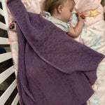 Disana Baby Carrier Accessories Baby Blanket Ajour Lilac Brianna