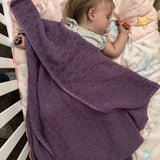 Disana Baby Carrier Accessories Baby Blanket Ajour Lilac Brianna
