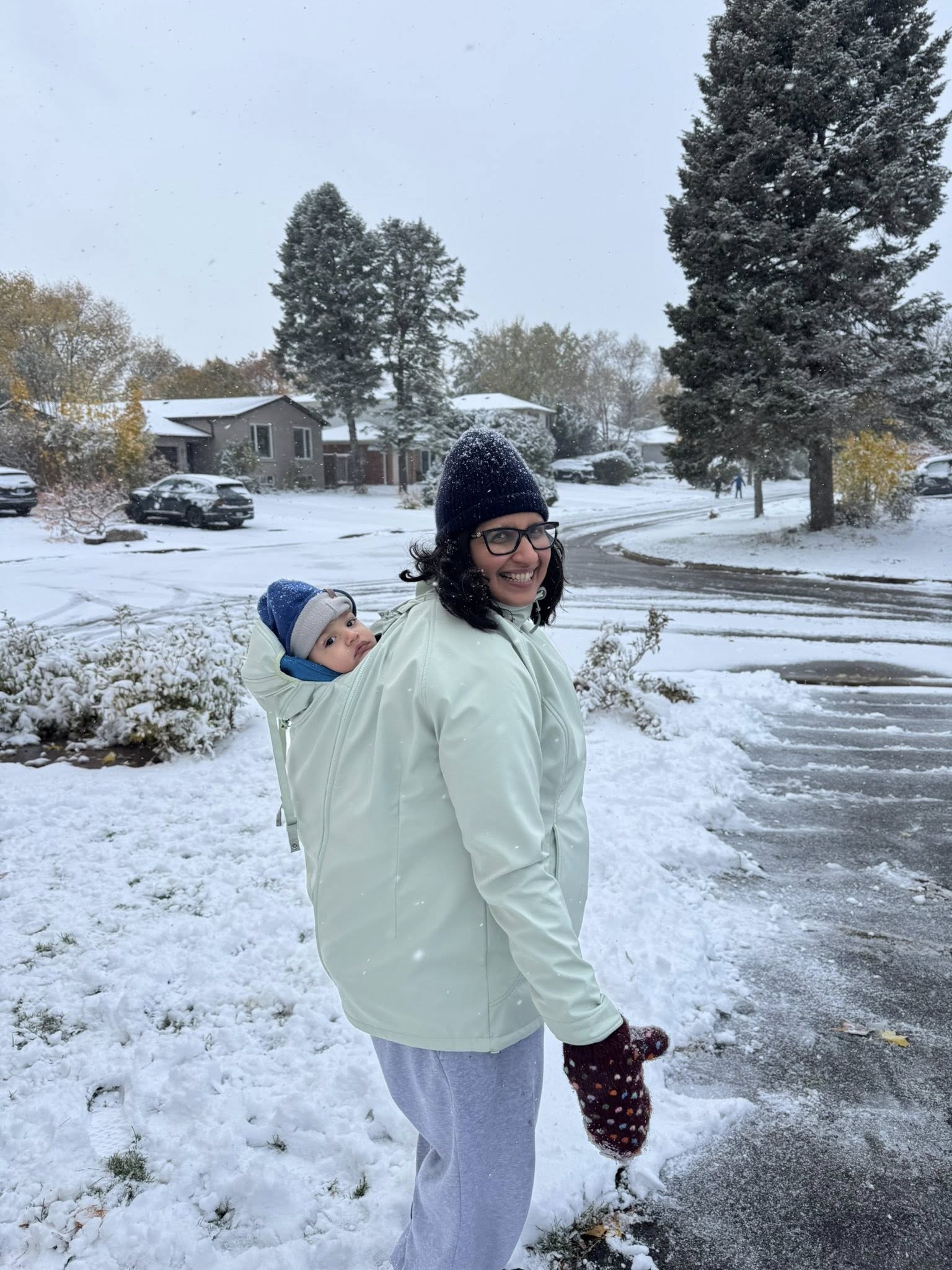 Mamalila Babywearing Outerwear Allrounder Mint Neha Varma
