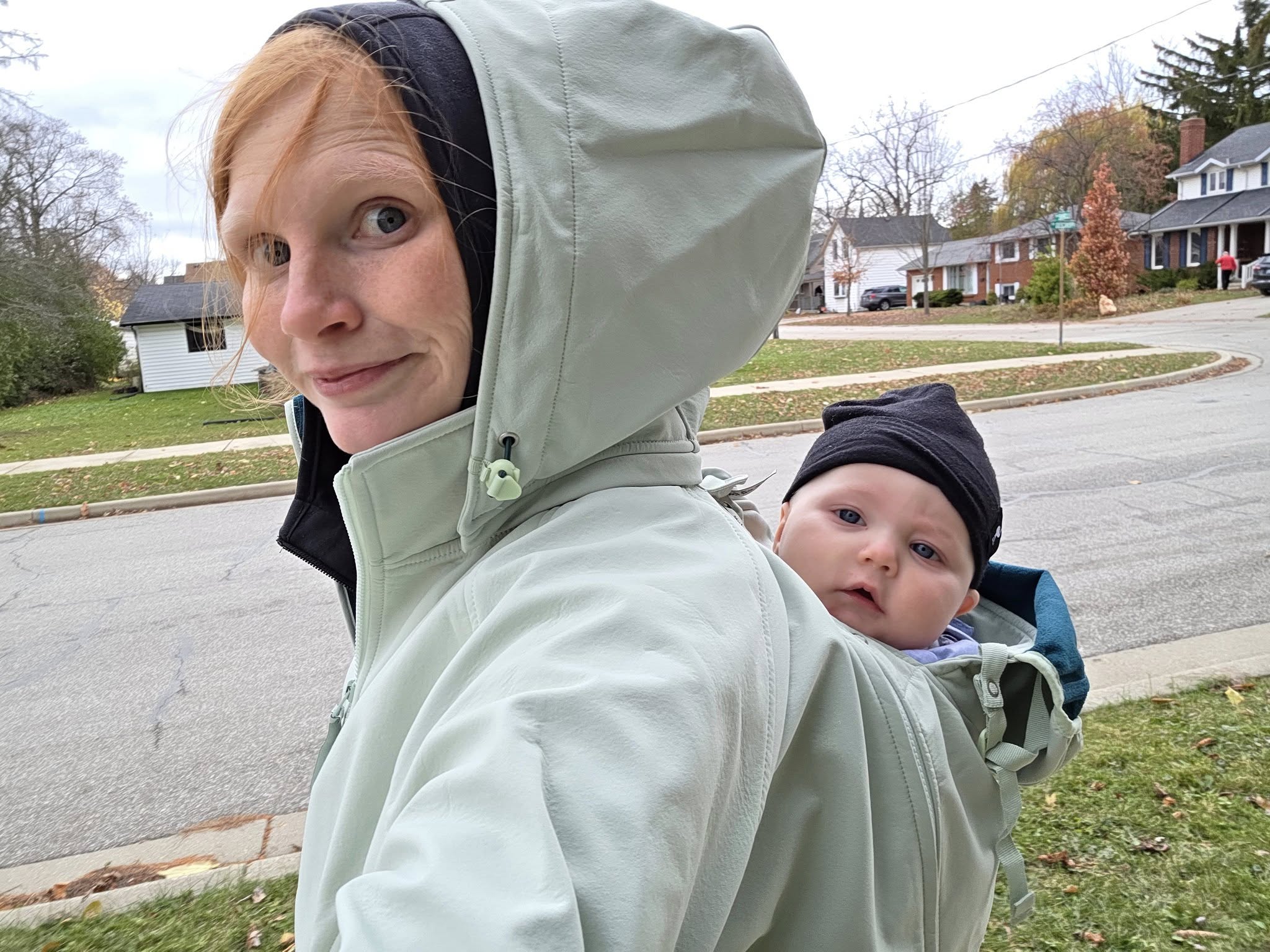 Mamalila Babywearing Outerwear Allrounder Mint Paige Roegiest