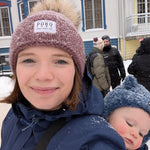 Mamalila Babywearing Outerwear Winter Wander Navy Shany Belanger