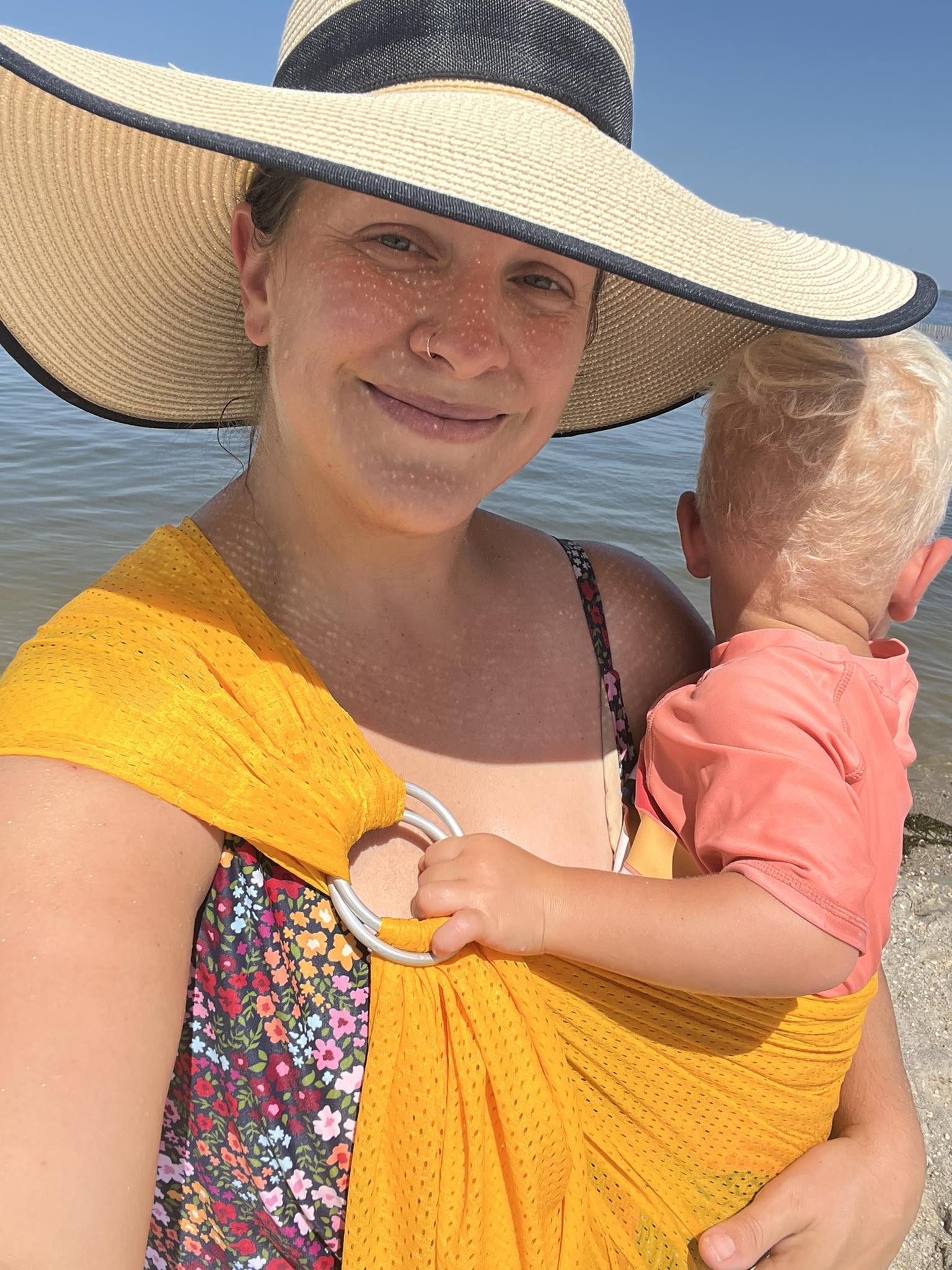 Beachfront Baby Ring Sling Island Mango Jessie Drzewiecki