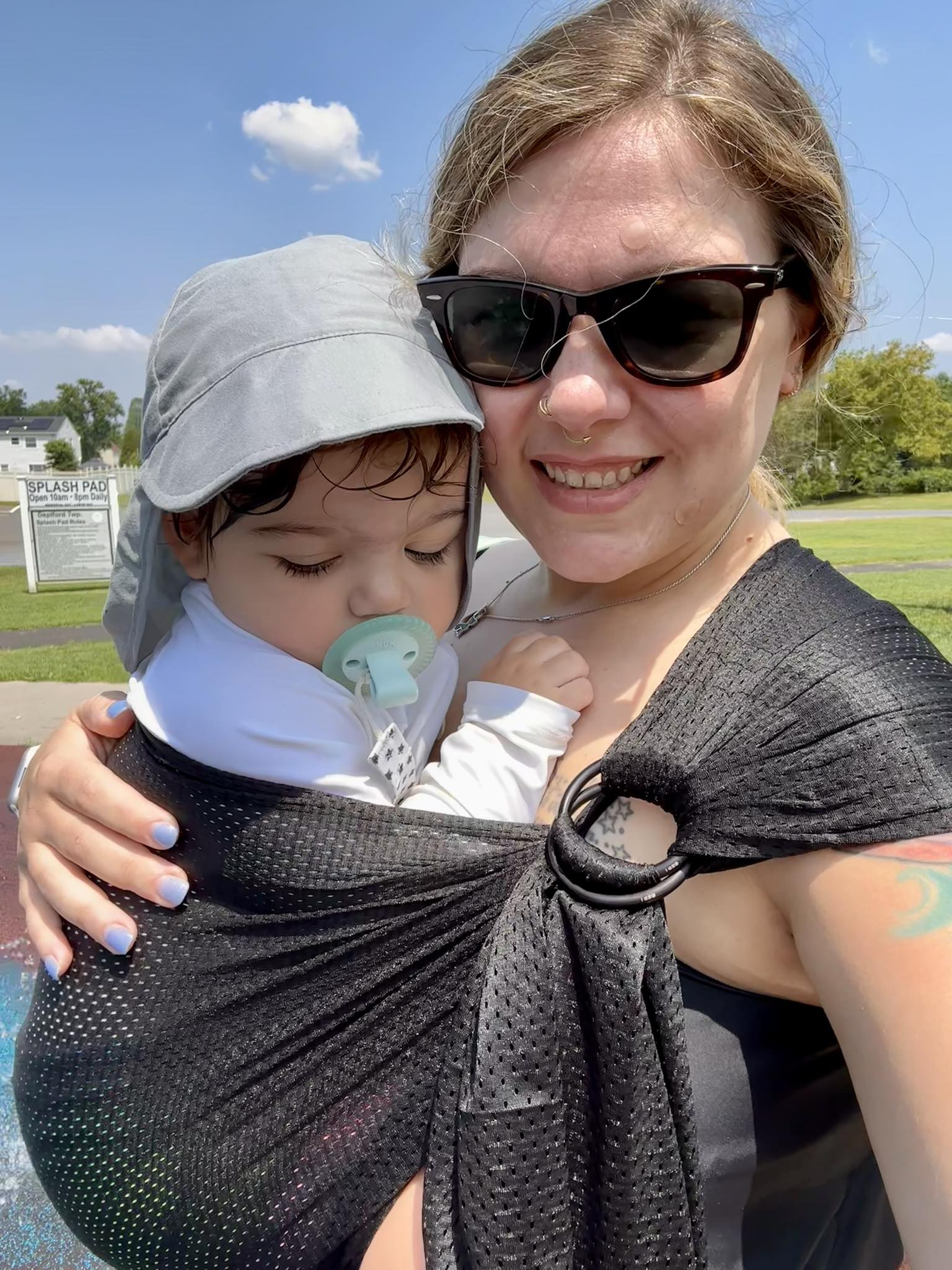 Beachfront Baby Ring Sling Midnight Sky Jordana Ricci