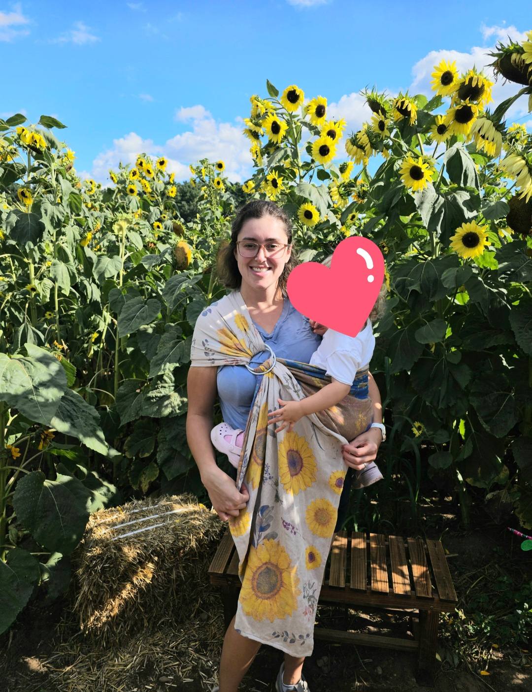 LennyLamb Ring Sling Sunflowers Zakia Hankour