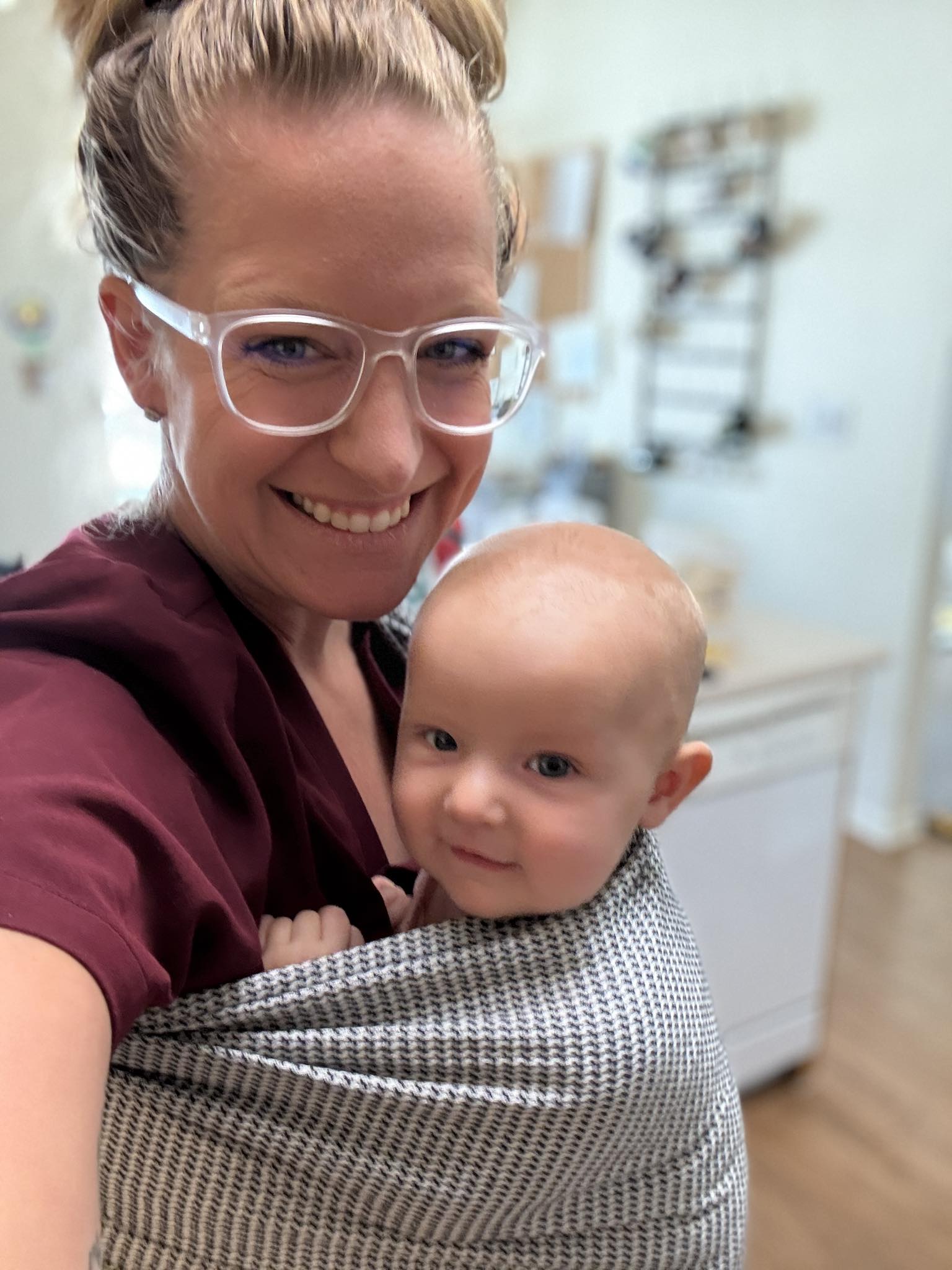 Didymos Ring Sling DidySling Pique Monochrome Ashley Marie