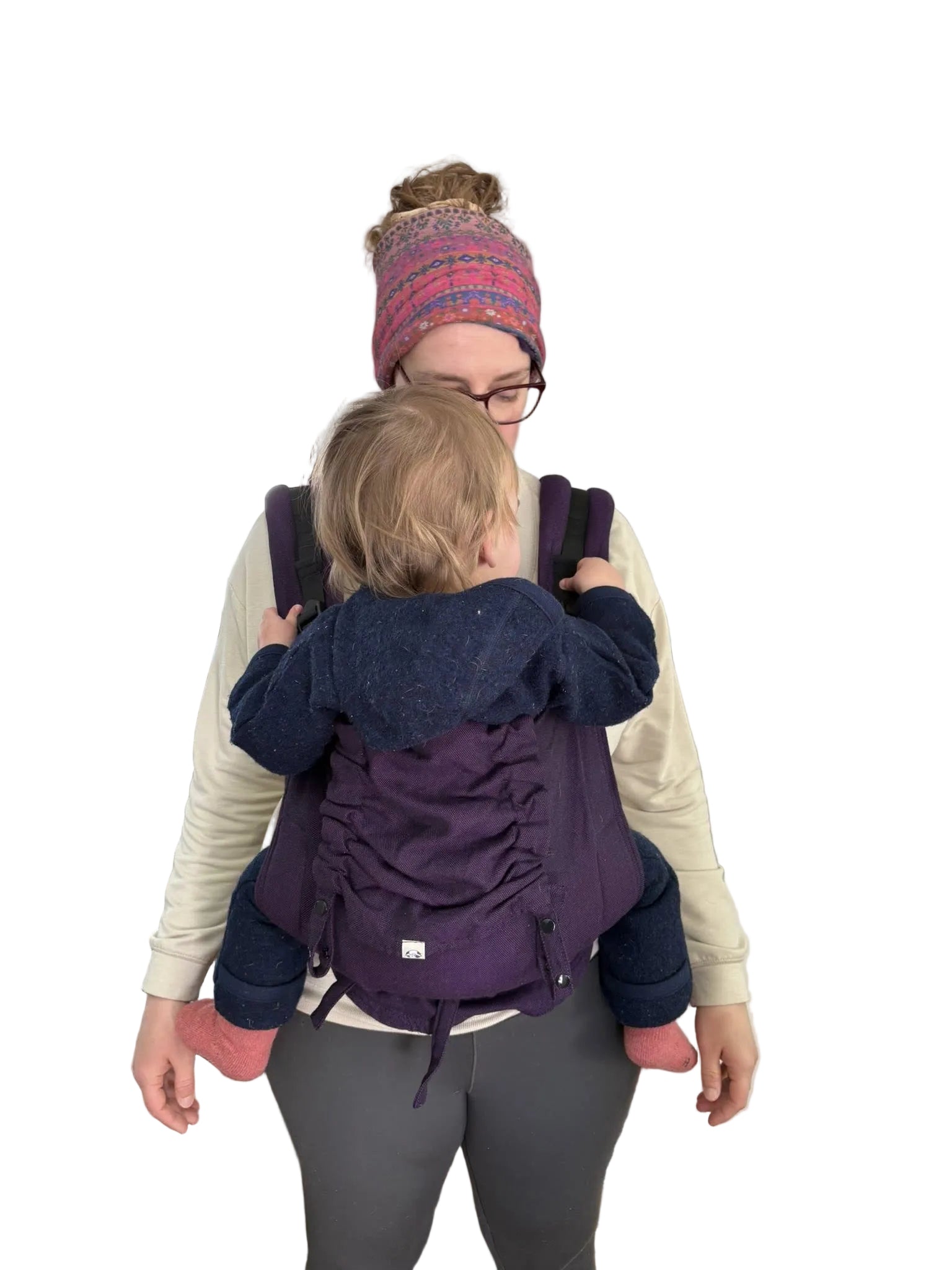 LennyLamb Plum Onbuhimo Baby Carrier | Cotton – Little Zen One