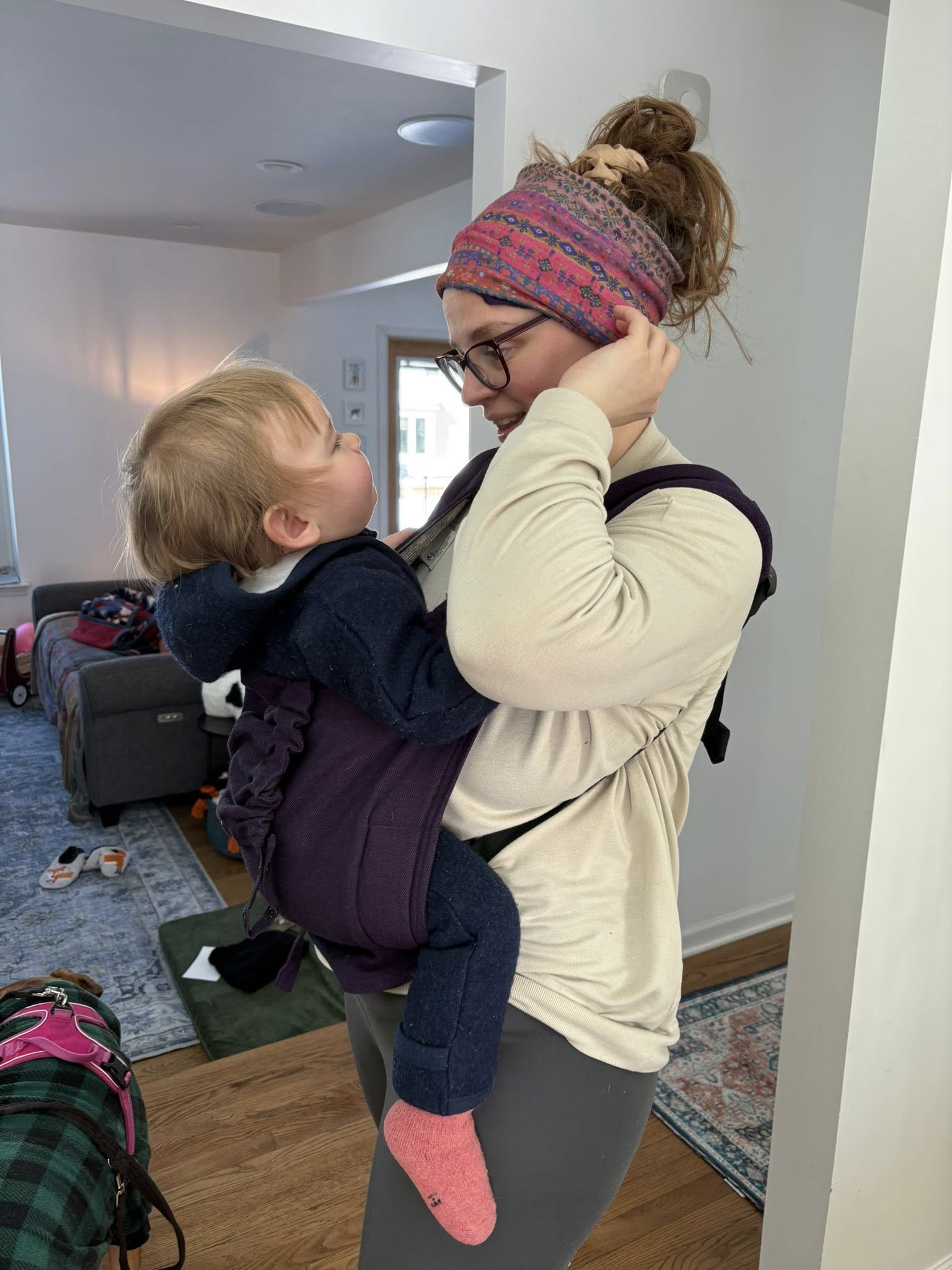 LennyLamb Plum Onbuhimo Baby Carrier | Cotton – Little Zen One