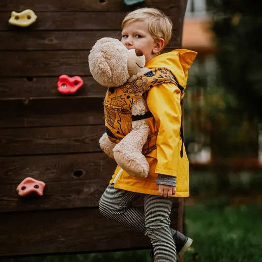 Under the Leaves Golden Autumn Doll Carrier by LennyLamb Toy Carrier