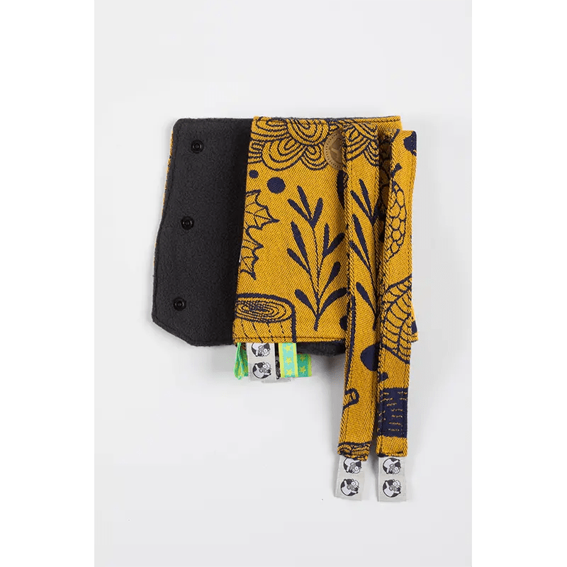 Under The Leaves - Golden Autumn Drool Pads & Reach Straps by LennyLamb - Baby Carrier AccessoriesLittle Zen One5907557749176