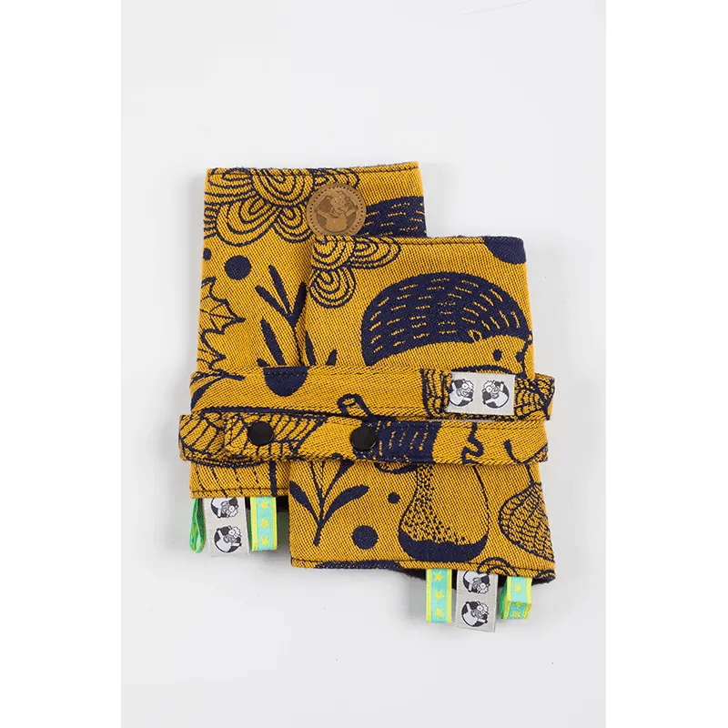 Under The Leaves - Golden Autumn Drool Pads & Reach Straps by LennyLamb - Baby Carrier AccessoriesLittle Zen One5907557749176