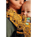 Under The Leaves - Golden Autumn Drool Pads & Reach Straps by LennyLamb - Baby Carrier AccessoriesLittle Zen One5907557749176
