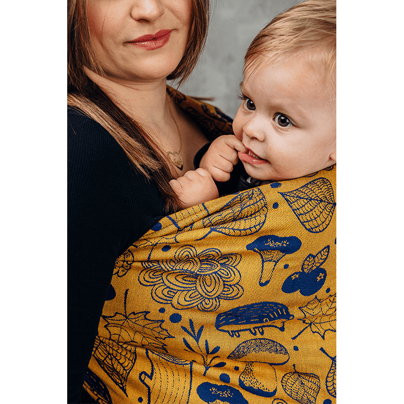 Under The Leaves Golden Autumn Ring Sling by LennyLamb - Ring SlingLittle Zen One5907557747226