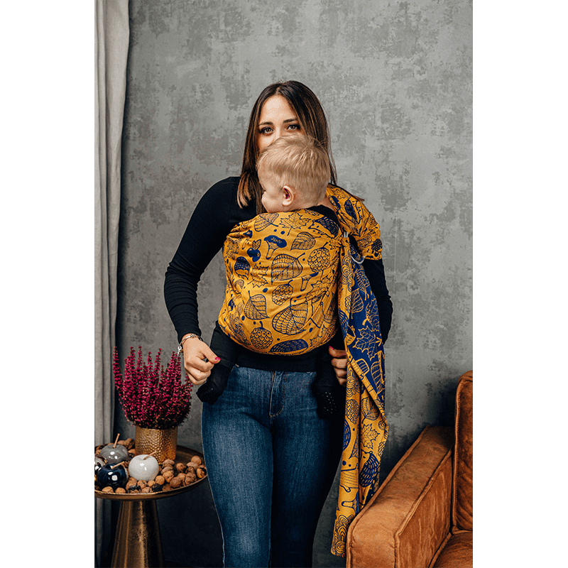 Under The Leaves Golden Autumn Ring Sling by LennyLamb - Ring SlingLittle Zen One5907557747226