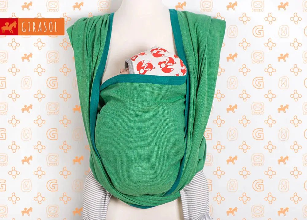 Verde Cross Twill Woven Wrap by Girasol - Woven WrapLittle Zen One4157025717