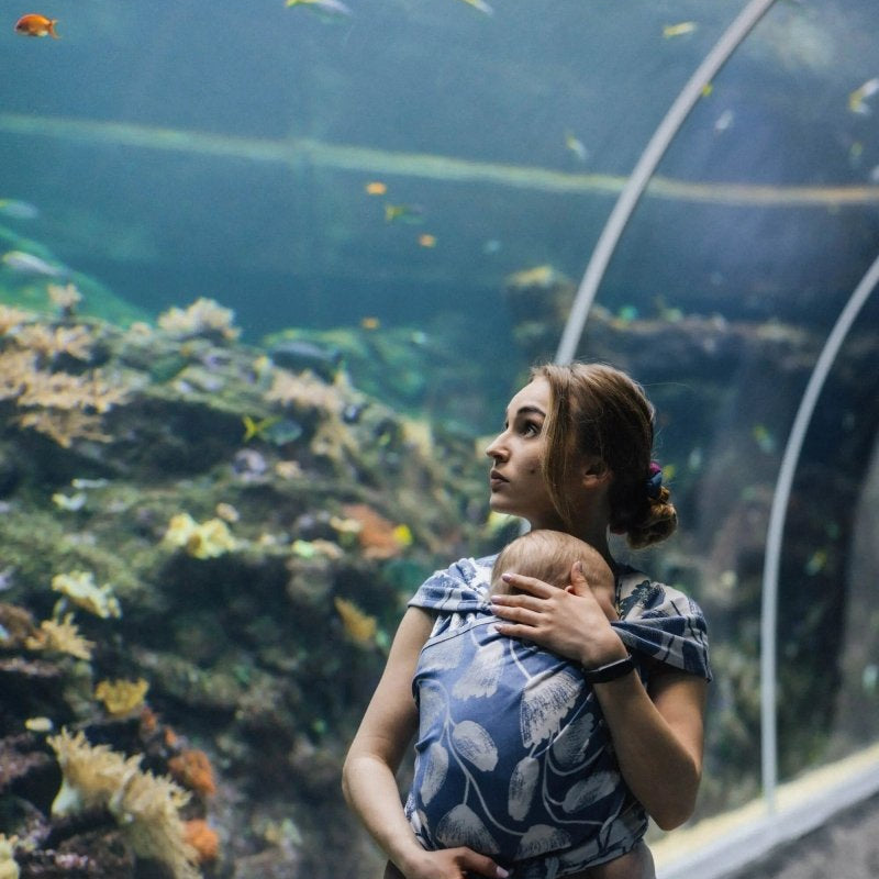 Viridiflora Royal Baby Woven Wrap by LennyLamb - Woven WrapLittle Zen One5907557785006