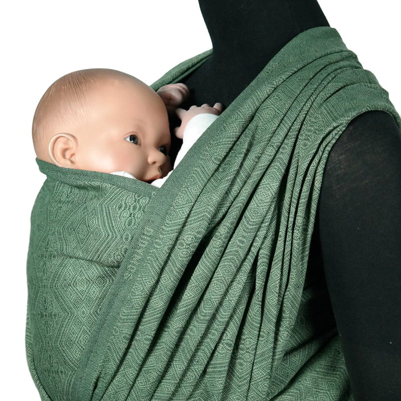 Whispering Woods linen Woven Wrap by Didymos - Woven WrapLittle Zen One04291920
