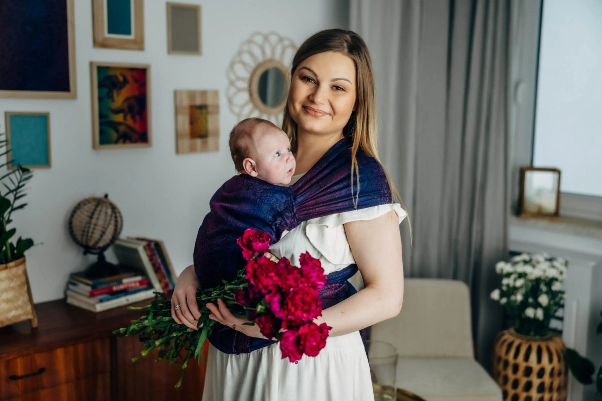 Wild Wine Bouquet LennyHybrid Half Buckle by LennyLamb - Half Buckle CarrierLittle Zen One5907557784177