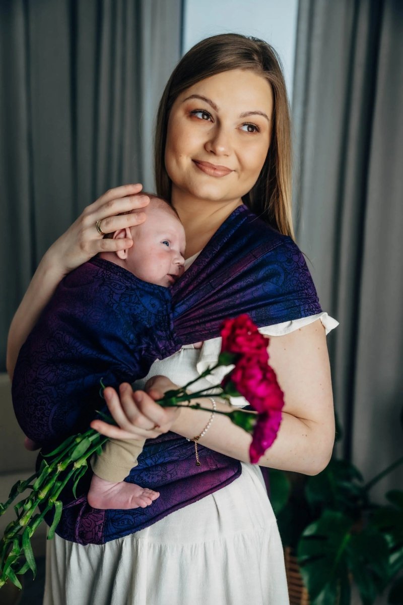 Wild Wine Bouquet LennyHybrid Half Buckle by LennyLamb - Half Buckle CarrierLittle Zen One5907557784177