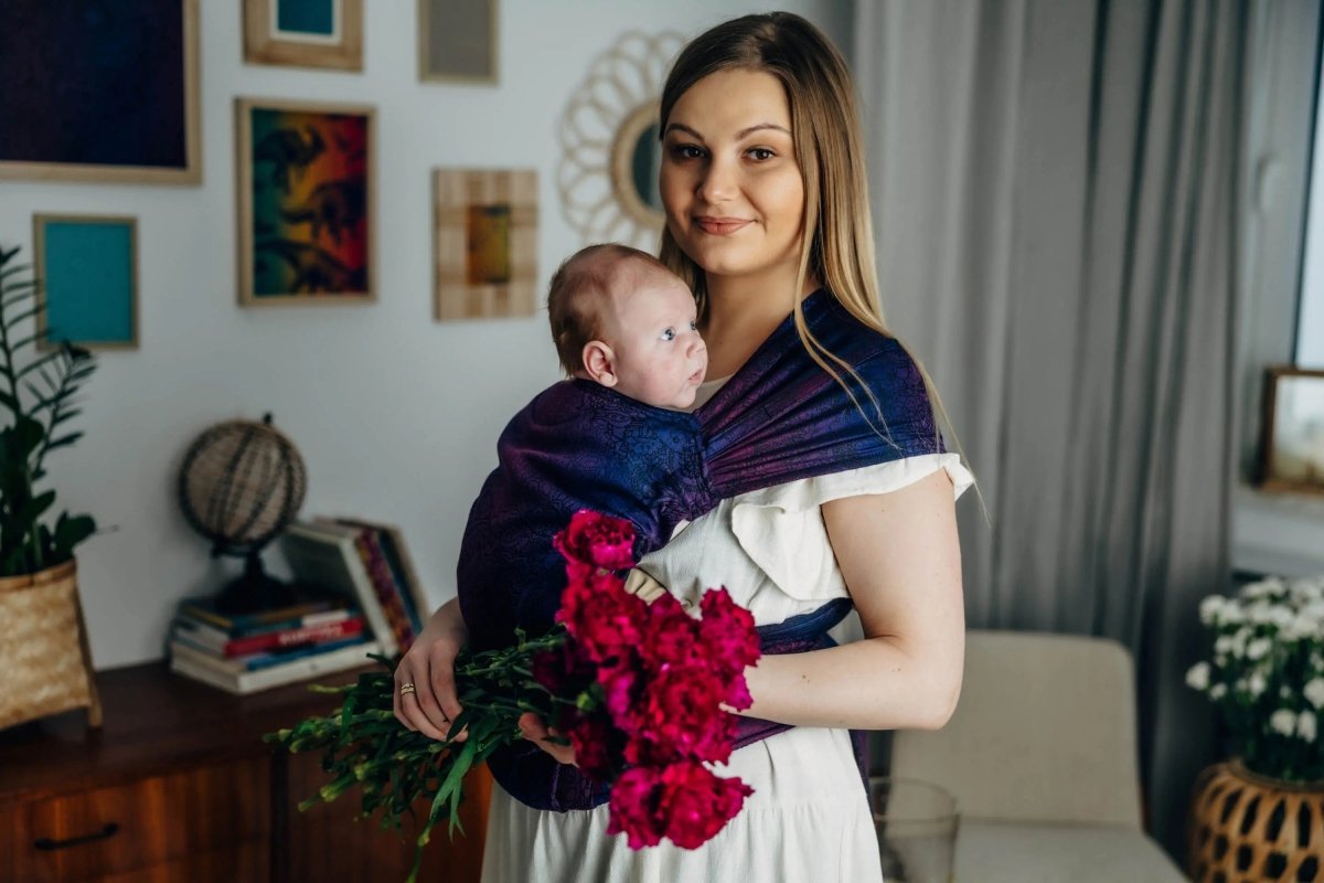 Wild Wine Bouquet LennyHybrid Half Buckle by LennyLamb - Half Buckle CarrierLittle Zen One5907557784177