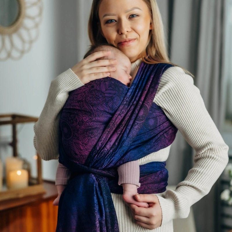 Wild Wine Bouquet Woven Wrap by LennyLamb - Woven WrapLittle Zen One5907557784122