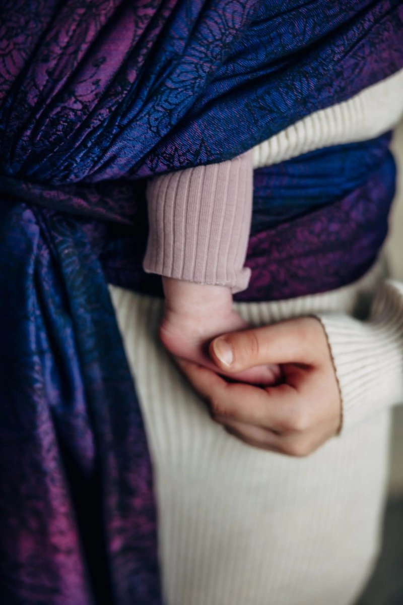 Wild Wine Bouquet Woven Wrap by LennyLamb - Woven WrapLittle Zen One5907557784122