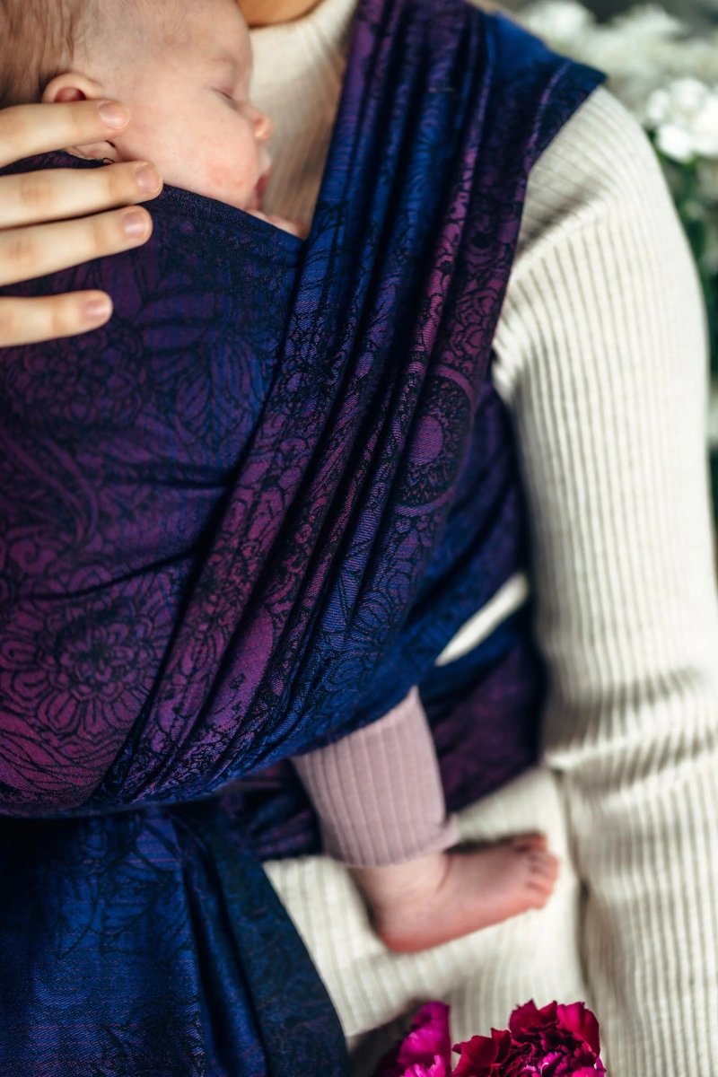 Wild Wine Bouquet Woven Wrap by LennyLamb - Woven WrapLittle Zen One5907557784122