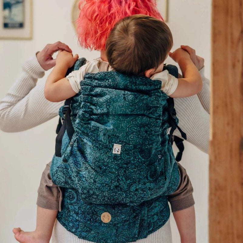 Wild Wine Ivy LennyPreschool Carrier by LennyLamb - Buckle CarrierLittle Zen One5907557782357