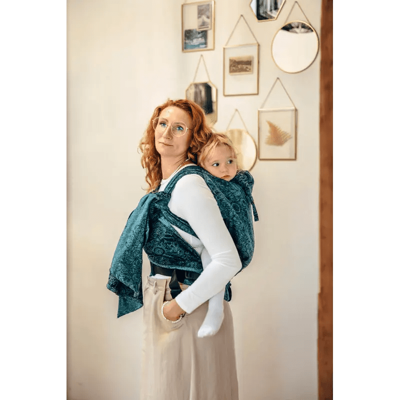 Wild Wine Ivy Preschool LennyHybrid by Lennylamb - Half Buckle CarrierLittle Zen One5907557782425