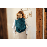 Wild Wine Ivy Preschool LennyHybrid by Lennylamb - Half Buckle CarrierLittle Zen One5907557782425