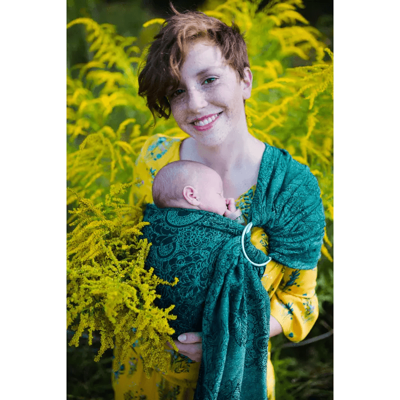 Wild Wine Ivy Ring Sling by LennyLamb - Ring SlingLittle Zen One5907557766586