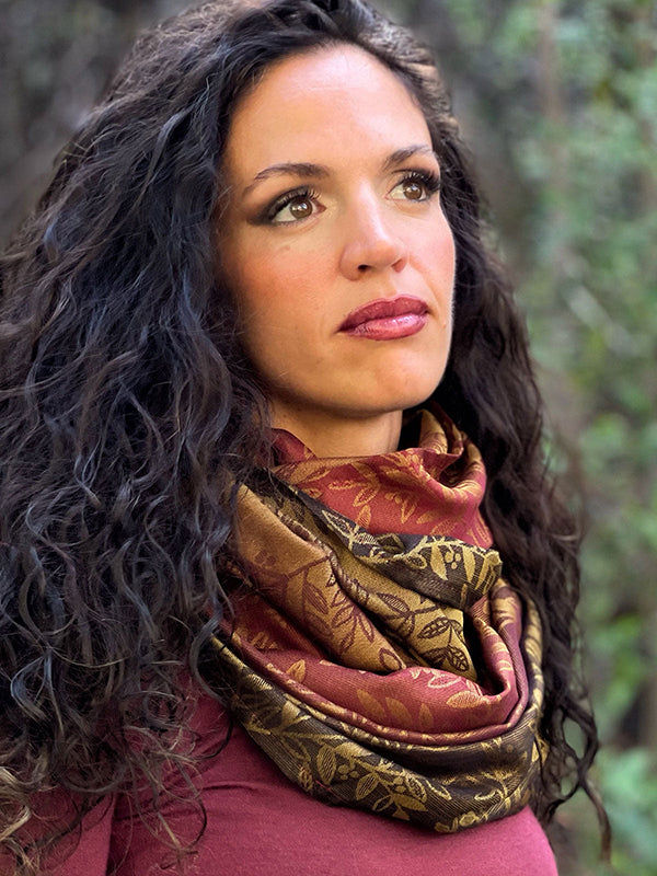 Willow Astralis Infinity Loop Scarf by Oscha Oscha at Little Zen One