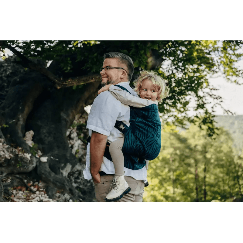 Zebra Savanna LennyPreschool Carrier by Lennylamb - Buckle CarrierLittle Zen One5907557787277