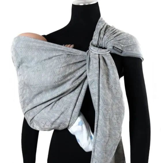 1975 Mystic Silver Tussah Gold DidySling Ring Sling by Didymos - Ring SlingLittle Zen One4152170786