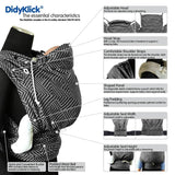 Doubleface Rosalinde DidyKlick by Didymos-Half Buckle Carrier-Didymos-canada and usa-Little Zen One-6