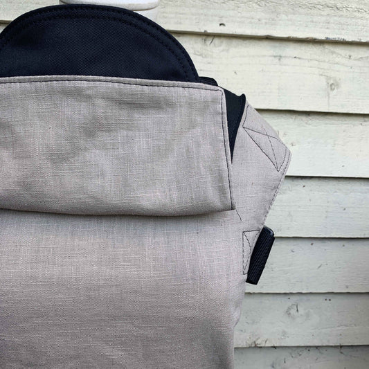 Integra Baby Carrier Stone Linen-Buckle Carrier-Integra-canada and usa-Little Zen One-1