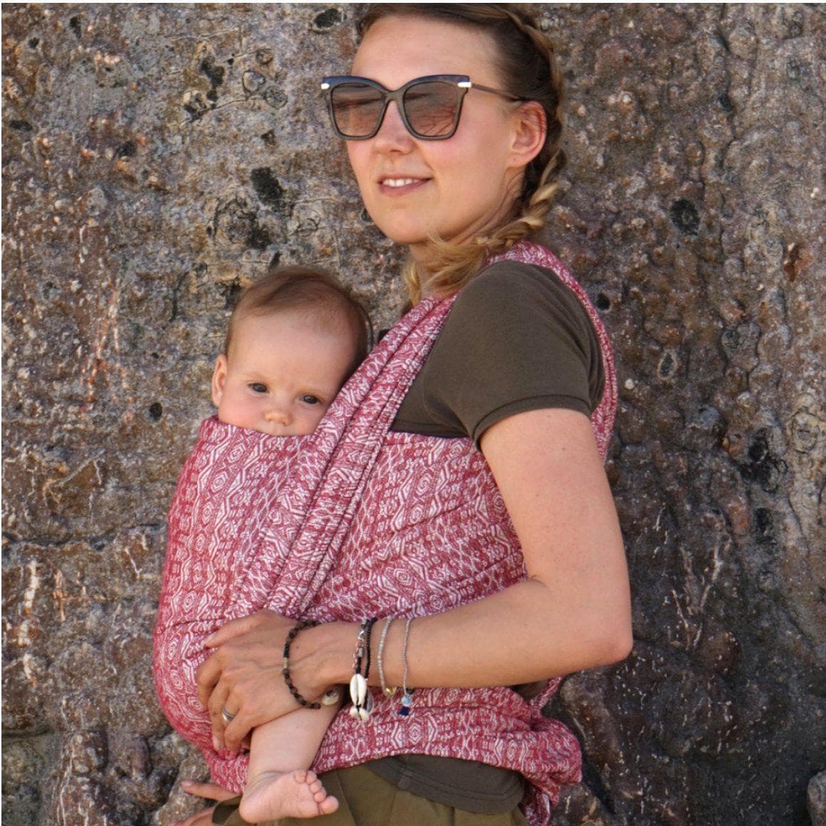 Ada Carmine Woven Wrap by Didymos - Woven WrapLittle Zen One