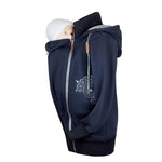 Angel Wings Babywearing Hoodie Black Babywearing Outerwear