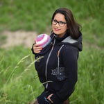 Angel Wings Babywearing Hoodie Black Babywearing Outerwear