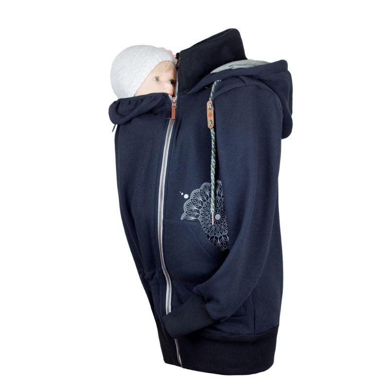 Angel Wings Babywearing Hoodie Black - Babywearing OuterwearLittle Zen One4136305198