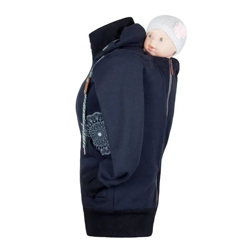 Angel Wings Babywearing Hoodie Black - Babywearing OuterwearLittle Zen One68643408