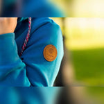 Angel Wings Babywearing Hoodie Blue Babywearing Outerwear