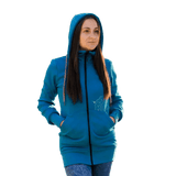 Angel Wings Babywearing Hoodie Blue Babywearing Outerwear
