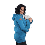 Angel Wings Babywearing Hoodie Blue Babywearing Outerwear