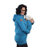 Angel Wings Babywearing Hoodie Blue Babywearing Outerwear