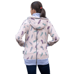 Angel Wings Babywearing Hoodie Feathers Old Pink Babywearing Outerwear