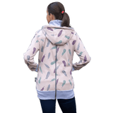 Angel Wings Babywearing Hoodie Feathers Old Pink Babywearing Outerwear