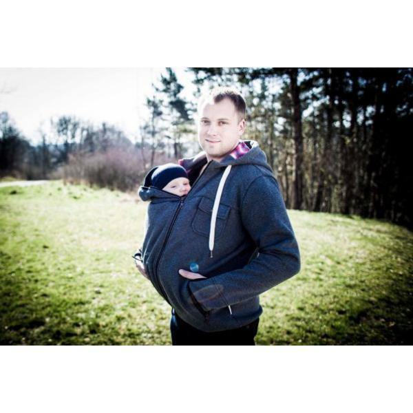 Angel Wings Babywearing Hoodie for Men - Babywearing OuterwearLittle Zen One