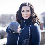 Angel Wings Babywearing Hoodie Navy Blue-Babywearing Outerwear-Angel Wings-canada and usa-Little Zen One-6