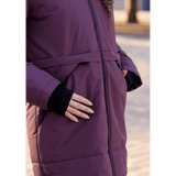 Angel Wings Babywearing Long Coat Burgundy - Babywearing OuterwearLittle Zen One31917136