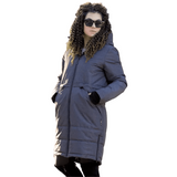 Angel Wings Babywearing Long Coat Grey Babywearing Outerwear